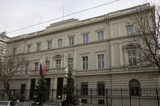 The Russian embassy in Vienna. Photo: AP