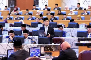 Johor Menteri Besar Datuk Onn Hafiz Ghazi said that investor confidence in Johor remains strong despite the global economic uncertainties due to the current geopolitical conflict, May 4, 2026. — Picture courtesy of the Johor government