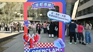 安裝「龍蝦」的活動，經常人滿為患。
