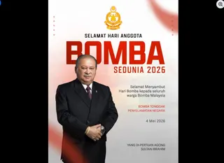 In a post on Sultan Ibrahim Sultan Iskandar’s Facebook page, His Majesty expressed appreciation for the service, sacrifices, and steadfast commitment of the ‘Red Heroes’, always ready to risk their lives for public safety and national wellbeing. — Picture from Facebook/Sultan Ibrahim Sultan Iskandar