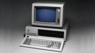 IBM 5150 personal computer, 1981.