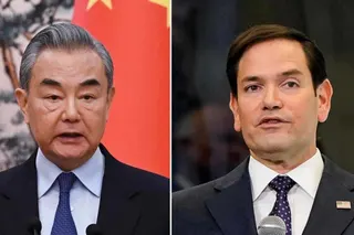 Chinese Foreign Minister Wang Yi (left) and US Secretary of State Marco Rubio spoke on Thursday. Photo: Reuters