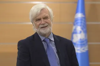 Jim Skea, chair of the Intergovernmental Panel on Climate Change, says carbon dioxide removal is “the only way in which you can actually cool the planet again” if global temperatures surpass a key benchmark. Photo: Anadolu via Getty Images