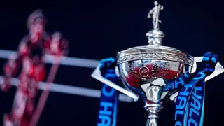 The World Snooker Championship trophy