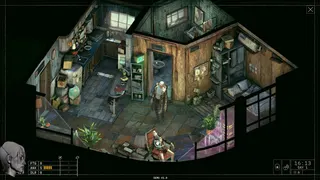 Zero Parades: For Dead Spies demo screenshot showing you inside a large room exploring