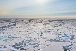 Melting ice on the North Pole in the Arctic. Photo: Getty Images