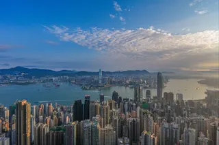 Hong Kong’s skyline viewed from Victoria Peak. Photo: Eugene Lee