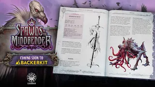 Mindrend beast page from Spawns of the Mindrender D&D adventure