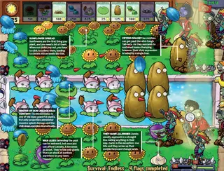 Plants vs. Zombies backyard strategy