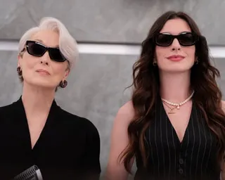 Meryl Streep and Anne Hathaway in a scene from The Devil Wears Prada 2