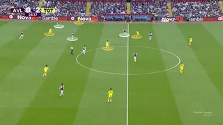 Porro's movement helps unsettle Villa's formation and allow them to establish a strong attacking pattern