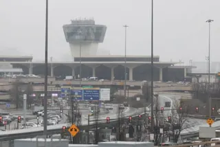 an airport