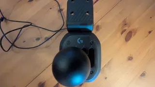 The Logitech RS H-Shifter from above.