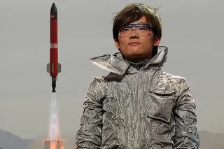 Lu Yulong, known as China’s “Madman of Science,” began chemistry experiments at the age of nine and started a space tech company at 17. Photo: SCMP composite/Douyin/sztv.com.cn