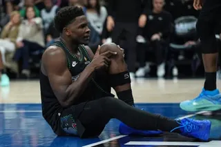 Anthony Edwards was injured during his team’s series with the Denver Nuggets