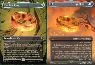 Wizards Of The Coast Magic The Gathering One Ring Art Side By Side