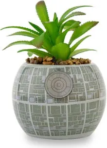 Death Star Ceramic Planter