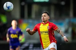 Dean James played in Go Ahead Eagles’ 6-0 win over NAC Breda in March. Photo: Getty Images