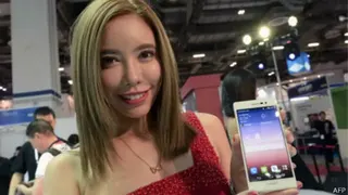 华为手机模特