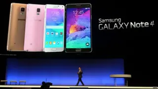 三星Galaxy Note 4在德国柏林国际消费类电子产品展览会上亮相（3/9/2014）