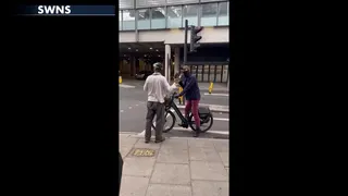 Benedict Cumberbatch gets into biking altercation in London