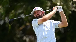 cameron young hitting driver