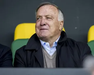 Dick Advocaat watching the Eredivisie match between Fortuna Sittard and Feyenoord