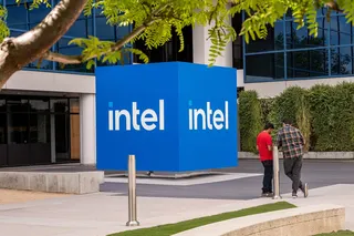 The Intel headquarters in Santa Clara, California.