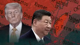 美國總統特朗普與中國國家主席習近平
