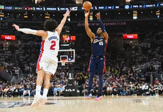 Donovan Mitchell in action.