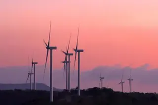 A wind farm in South Sulawesi. Indonesia could deliver around 3 gigawatts of renewable energy capacity to Singapore.