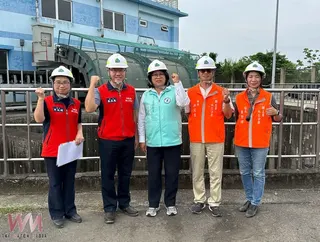王美惠立委為強化嘉義市整體防洪韌性，11日再邀國土署署長蔡長展會勘，持續爭取嘉義市治水與防洪建設經費與改善工程。（圖/王美惠立委服務處提供）