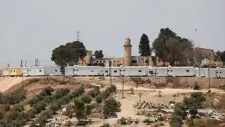 Reuters Mobile homes at the new settlement of Sa-Nur, near Jenin, in the occupied West Bank (9 May 2026)