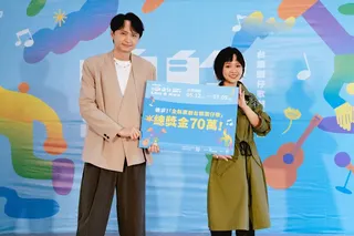評審團召集人陳建瑋評審團召集人陳建瑋（左）與嚴正嵐一起宣布徵選活動開跑。公視台語台提供
