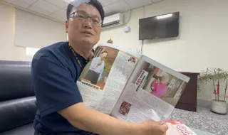 鹿港鎮公所表示，透過日曆紀錄為在地奉獻的溫暖人物。（圖／翻攝畫面）