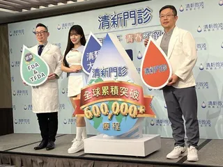 李多慧為青春應援，鼓勵青少年正視異味問題。（記者廖靜清／攝影）