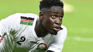 Joseph Okumu in action for Kenya