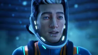 A scuba diver