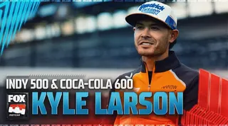 Kyle Larson explains thought process of competing in Indy 500 & Coca-Cola 600 | INDYCAR on FOX
