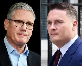 Composite of Keir Starmer and Wes Streeting