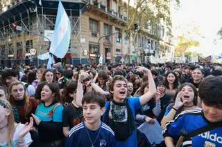 Tens of thousands protest in Argentina over Milei university cuts