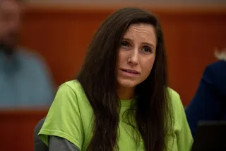 Kouri Richins listens to statements written by her children as she appears at her sentencing hearing in Park City, Utah, on Wednesday. Photo: Reuters