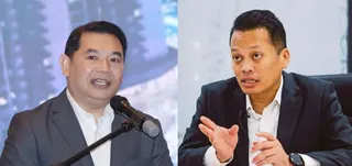 Datuk Seri Rafizi Ramli (left) and Nik Nazmi Nik Ahmad. NSTP FILE POC