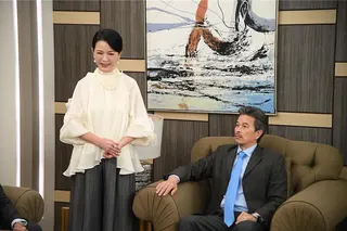 張倩劇中與李興文搭檔飾演夫妻，「我真的超開心，圓夢了。」（三立提供）