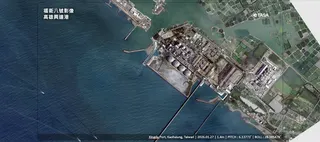 福衛八號影像-高雄興達港。 圖：國科會提供