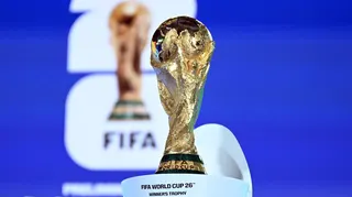The Fifa World Cup trophy