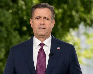 CIA director John Ratcliffe speaking to the press