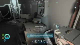 An audio file from Nahema in Subnautica 2. The text reads: It wiped my memory but kept me around. NoA must think I contribute something valuable to the group. Maybe it doesn't have any other ecologists. Or it likes how I scream
