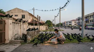 “忘了喂食惹怒乌鸦”   女子揭邻居住家遭“鸟粪报复”