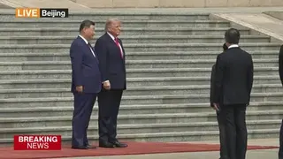 China's Xi Welcomes Trump at the Great Hall of the People